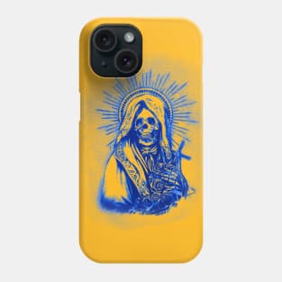 Santa Muerte Pen Sketch Phone Case