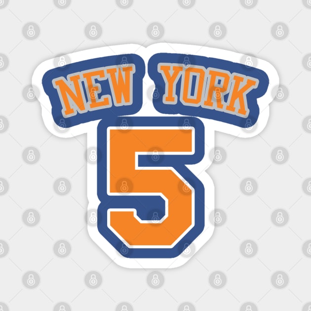 Immanuel Quickley New York Knicks Magnet by IronLung Designs