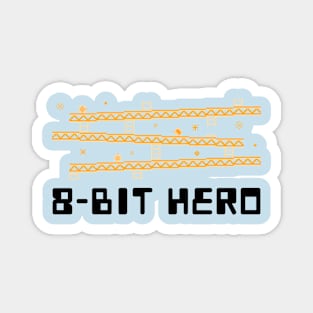 8-bit hero gaming Magnet