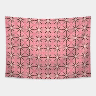 Angular Harmony Geometric Pattern Tapestry