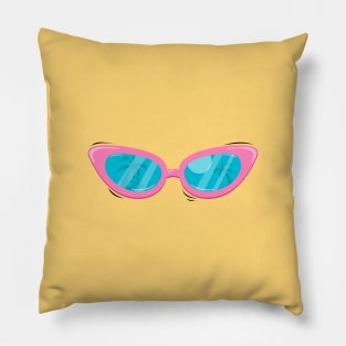 Cute beach sunglass design Pillow