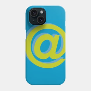 Colorful At Sign Phone Case