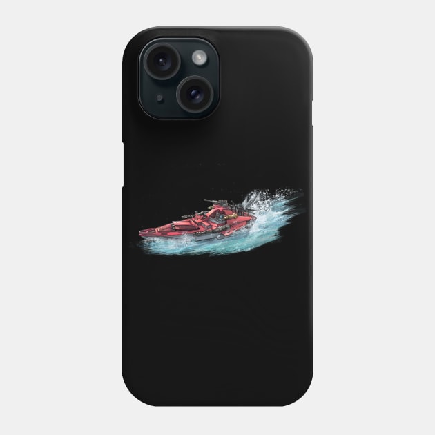 Cobra Moray Hydrofoil is on the Attack! Phone Case by CastleBroskull