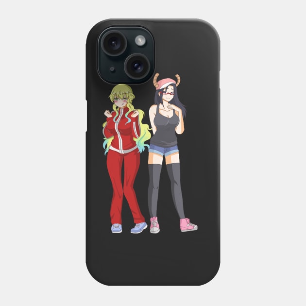 Lucoa and Sakie Phone Case by PeiperAylen94