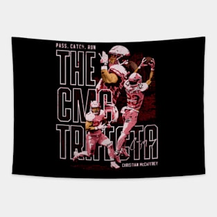 Christian Mccaffrey San Francisco Trifecta Tapestry