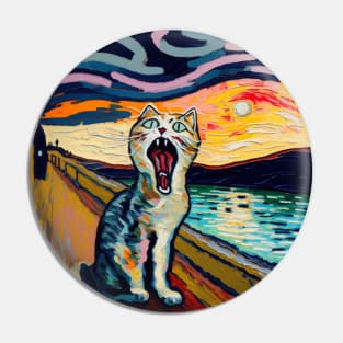 The Cat Scream Pin