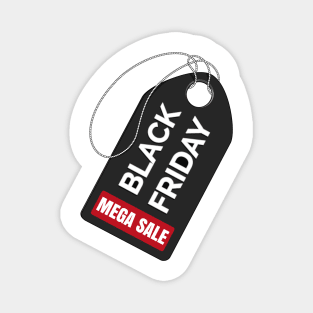 Black Friday sale badge Magnet
