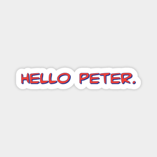 Hello Peter. Magnet