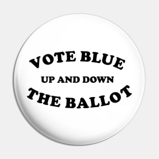 Vote Blue Election 2024 Pin