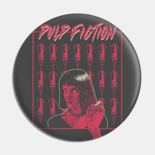 Mia Wallace Pin by Alien Ink