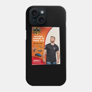 Retired Marine In Their 30s - Funny Parody Halloween Phone Case