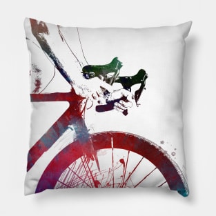 Cycling Bike sport art #cycling #sport Pillow