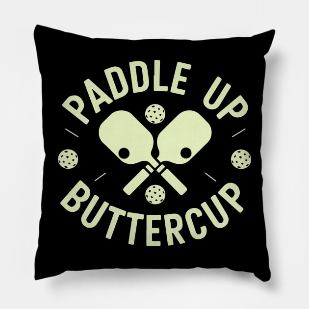 Paddle Up Buttercup Paddle rackets Paddle ball Paddles Pillow by deafcrafts