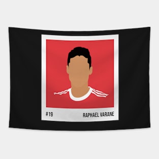 Raphael Varane Minimalistic Camera Film Tapestry