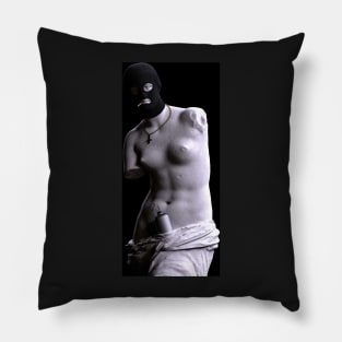 Venus of the streets, original artwork punk style. Pillow