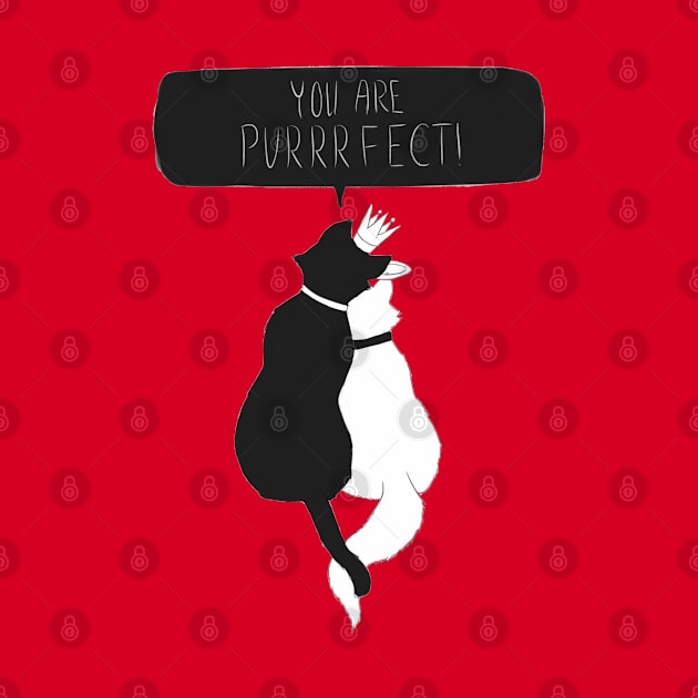 Valentine Cat, you are purrrfecti by stark.shop