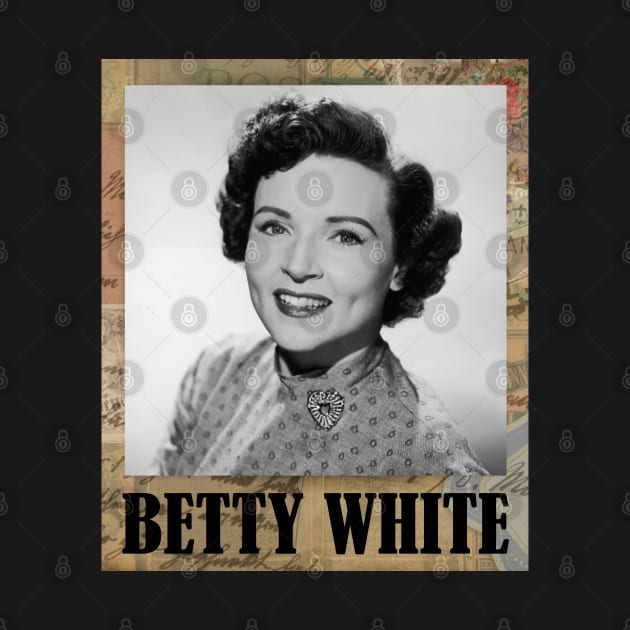 Betty White // Vintage Frame by Vincentstore.id