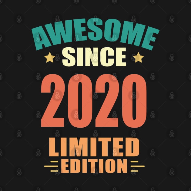 Awesome Since 2020 Limited Edition Birthday Gift Idea by Ever Heart Collection