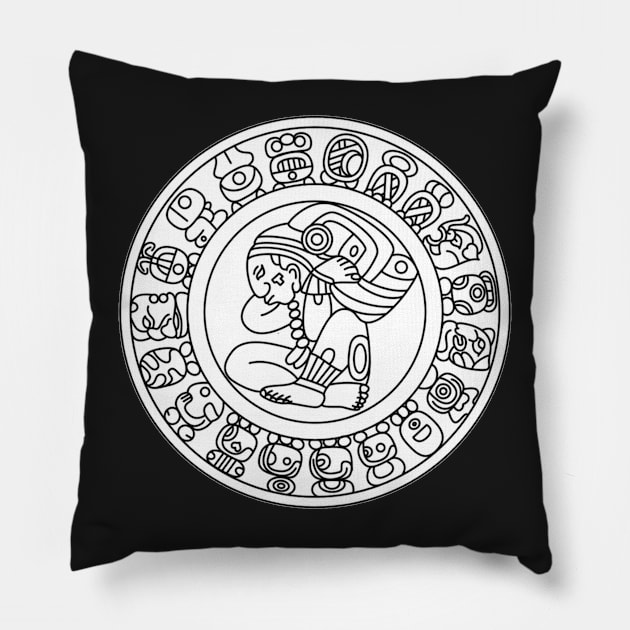 The Mayan Calendar Pillow by los-ancients