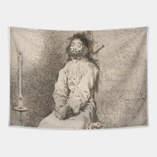 The Garroted Man by Francisco Goya Tapestry