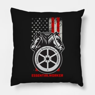 Teamsters Gift, Union worker, Essential Worker design Pillow