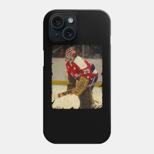 Mike Palmateer, 1982 in Washington Capitals (2 Shutouts) Phone Case