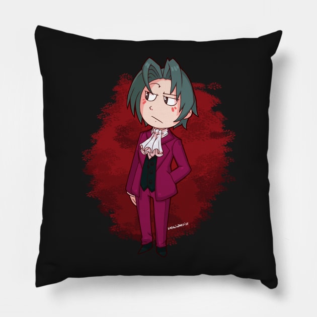 Edgeworth ~ The Rival Pillow by LazyNinjartist