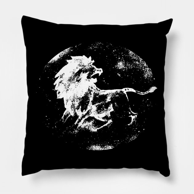 Leo design Pillow by artbyluko
