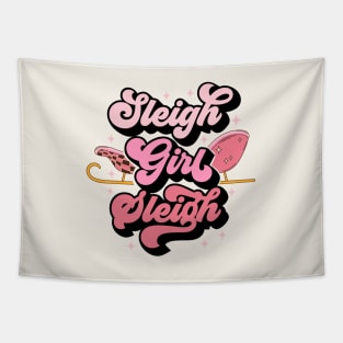 Sleigh Girl Sleigh Tapestry