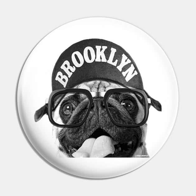 BROOKLYN PUG Pin by darklordpug