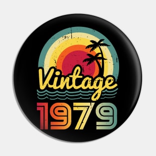 Vintage 1979 Made in 1979 44th birthday 44 years old Gift Pin