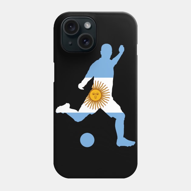 Argentina Football Phone Case by TShirtWaffle1