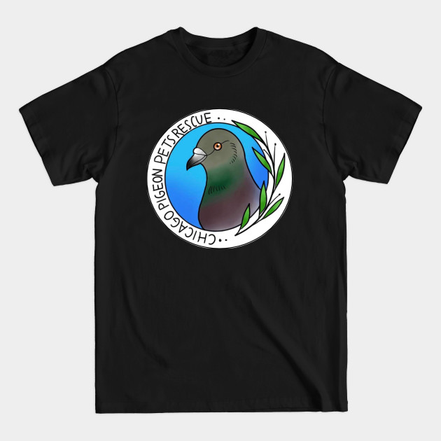 Chicago Pigeon Pets Rescue - Pigeon - T-Shirt