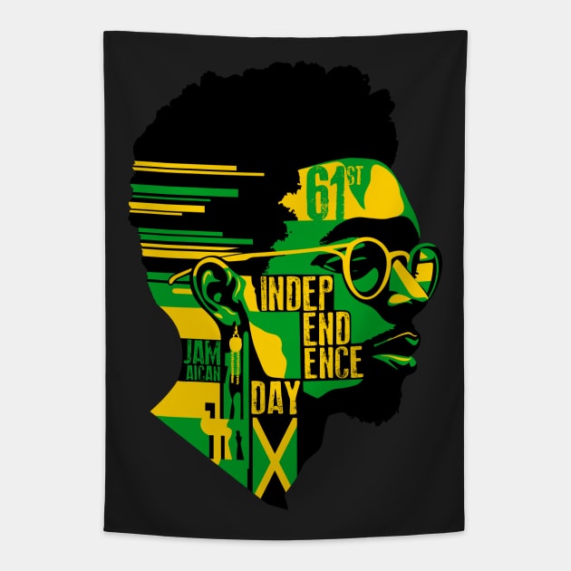 The 61st Jamaican Independence Day Tapestry by ForAnyoneWhoCares