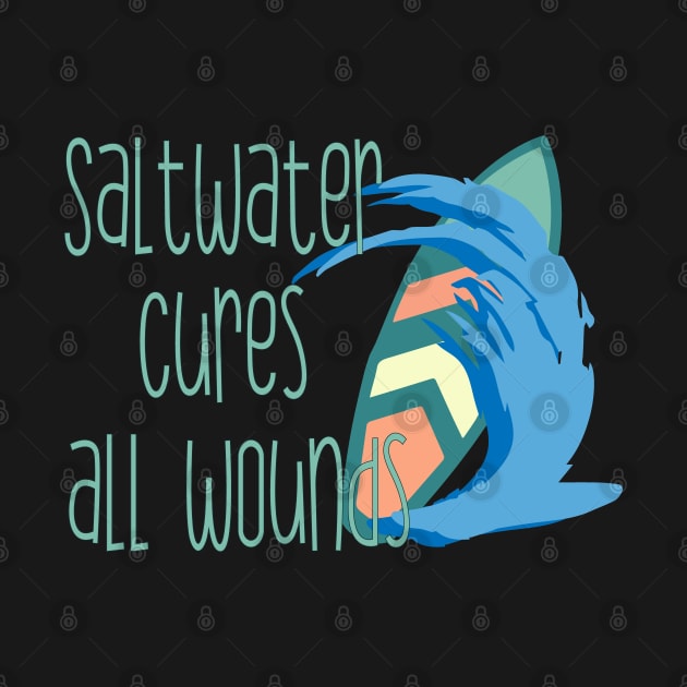 Saltwater cures all wounds by Heartfeltarts