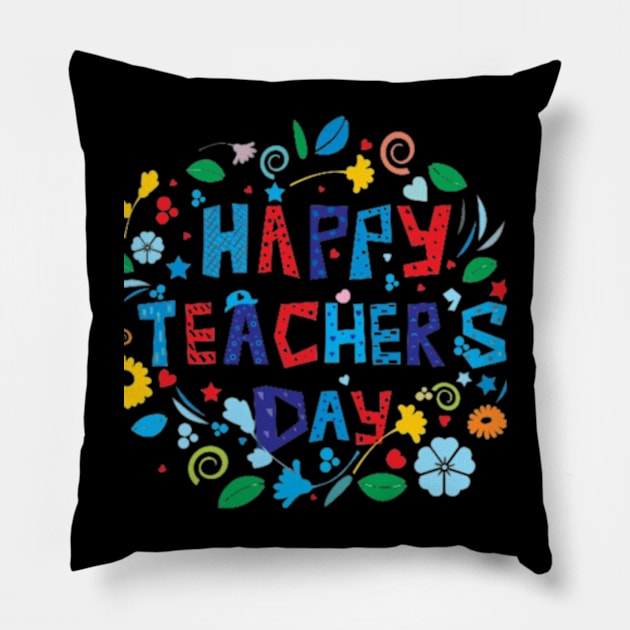 "Empowering Educators: Celebrating World Teachers' Day and Their Impact on Global Education" Pillow by Oasis Designs