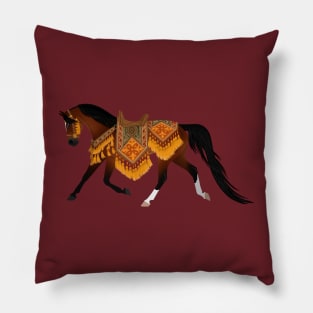 Bay Native Costume Arabian - Equine Rampaige Pillow