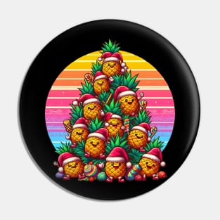 Pineapple Christmas Tree Pin