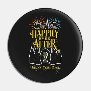 Happily Ever After - Unlock Your Magic Pin