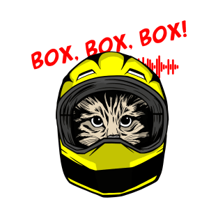funny cat driver – Box, box, box! (Silvinho) T-Shirt