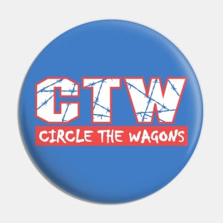 ECW Circle the Wagons Buffalo Bills Pin