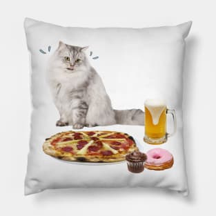 HUNGRY CAT Pillow