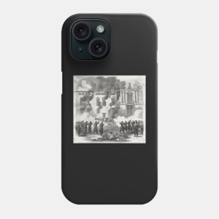 Revolution Palermo Sicily Massacre of people at the Convent of The White Benedictines 1860 Phone Case