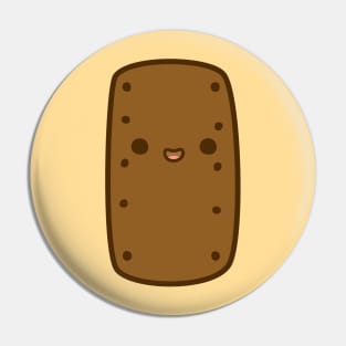 Cute yummy biscuit-bourbon Pin