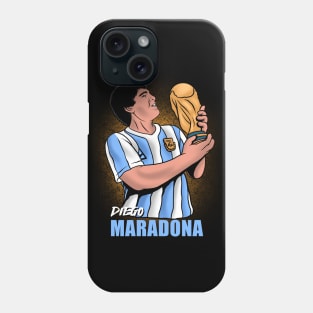 Rip diego maradona Phone Case