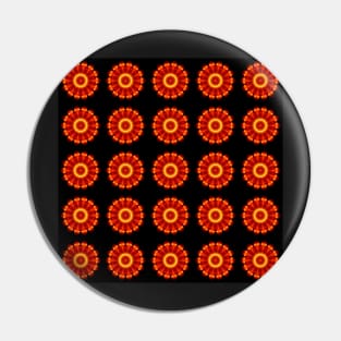 Ominous Red Kaleidoscope pattern (Seamless) 29 Pin