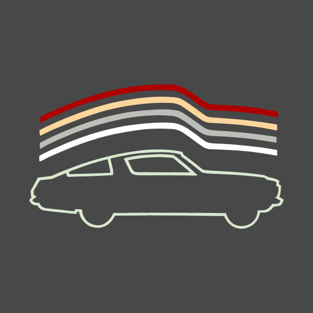 1965 Plymouth Barracuda silhouette by Ginger Bobby