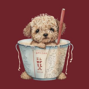 Dog having Noodles T-Shirt