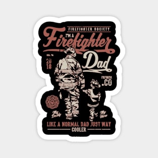 Firefighter Dad Magnet