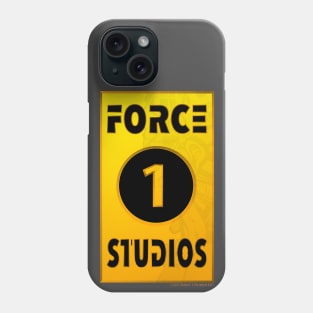 Gold Bar Force 1 Studios Logo Phone Case